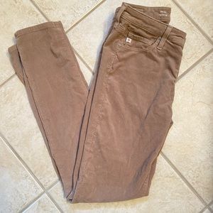 AG Adriano Goldschmied Prima cigarette cut jean in envy stretch corduroy